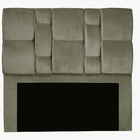 Cabeceira Para Cama Box Poliana 1 40 Cm Versão 3d Sued Deluxe