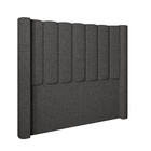 Cabeceira Para Cama Box Queen 160 Cm Rania Linho Cinza I02 -