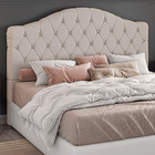 Cabeceira Para Cama Box Queen 160cm Balence Bouclé Suave Bege