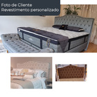 Cabeceira Para Cama Box Queen 168cm Diesis Linho Bege - Salla