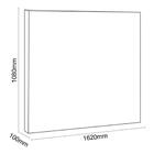 Cabeceira Para Cama Box Queen Clean 1600mm Suede Negro