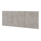 Cabeceira Para Cama Box Queen Estofada Suede Palha Yasmin