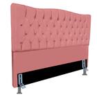 Cabeceira Para Cama Box Quenn 1,60 Cm Capitone Marrom