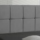 Cabeceira Para Cama Box Roma Solteiro 0,90cm Suede Cinza - Fd