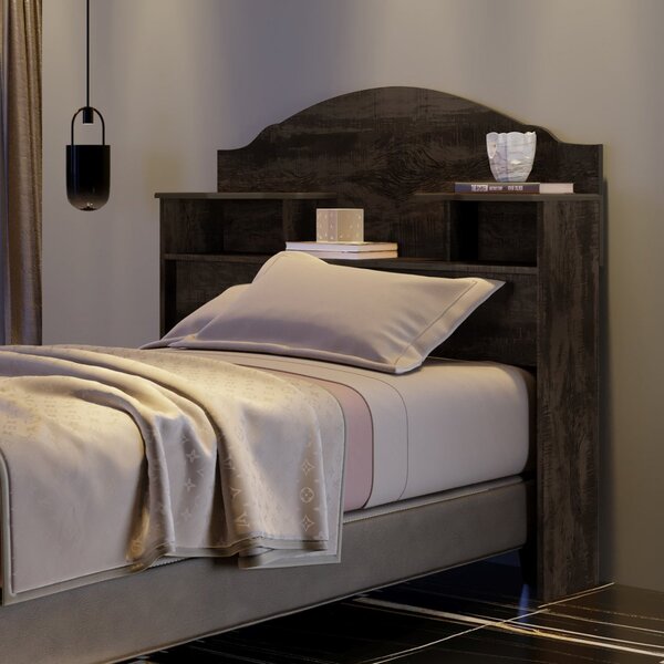 Cabeceira Para Cama Box Solteiro 2 Nichos Evelyn Carmolar Nog