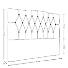 Cabeceira Para Cama Box Solteiro 90 Cm Amanda Linho Bege I02