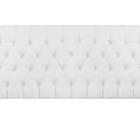 Cabeceira Para Cama Box Solteiro 90 Cm Estofada Branco
