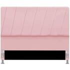Cabeceira Para Cama Box Solteiro 90 Cm Iza Rosa Claro