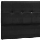 Cabeceira Para Cama Box Solteiro 90 Cm Vênus Suede Bege