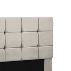 Cabeceira Para Cama Casal Box Julia 140cm Veludo Marfim