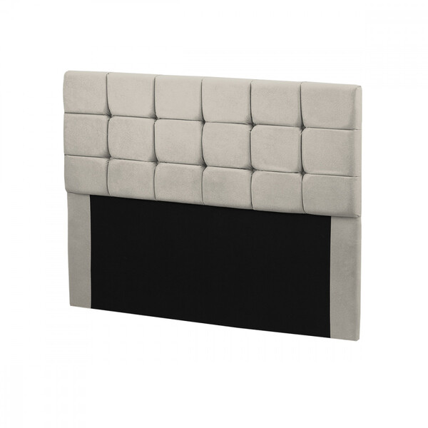 Cabeceira Para Cama Casal Box Julia 140cm Veludo Marfim