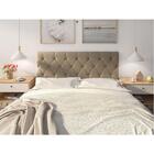 Cabeceira Para Cama Casal Estofada 1.40m Cor: Caramelo