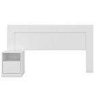 Cabeceira Para Cama Casal London Com Mesinha De Cabeceira - D