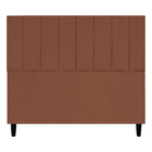 Cabeceira Para Cama De Casal 140 Cm Elen Suede Terracota