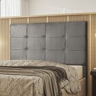 Cabeceira Para Cama De Casal 140 Cm Safira Bege