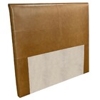 Cabeceira Para Cama De Casal Decorativa Frances Couro Marrom