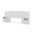 Cabeceira Para Cama De Casal Extensível 100% Mdf Glamour Bran