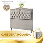Cabeceira Para Cama De Casal Holanda 1,40 - Veludo
