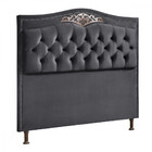 Cabeceira Para Cama De Casal Holanda 1,40 - Veludo