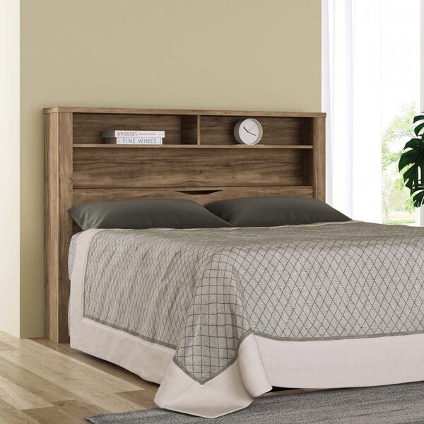 Cabeceira Para Cama De Casal Invicta Com Baú Santos Andirá