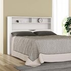 Cabeceira Para Cama De Casal Invicta Com Baú Santos Andirá