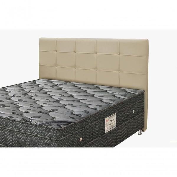 Cabeceira Para Cama De Queen Clean 1600mm Suede Bege