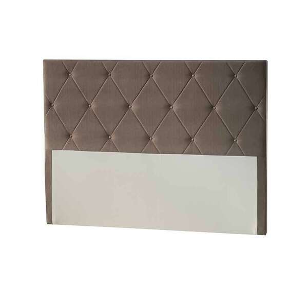 Cabeceira Para Cama De Solteiro Barcelona Marrom Claro