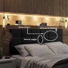 Cabeceira Para Cama Dubai Box Casal 1.40 Bege Premium - Lm Mo