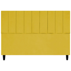 Cabeceira Para Cama King 195 Cm Elen Suede Amarelo
