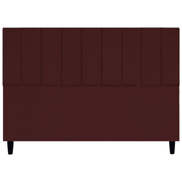 Cabeceira Para Cama King 195 Cm Elen Suede Bordô