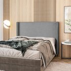 Cabeceira Para Cama King 195cm Celine Cinza