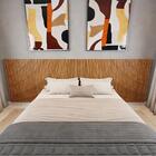 Cabeceira Para Cama King Ripada Quarto Manila