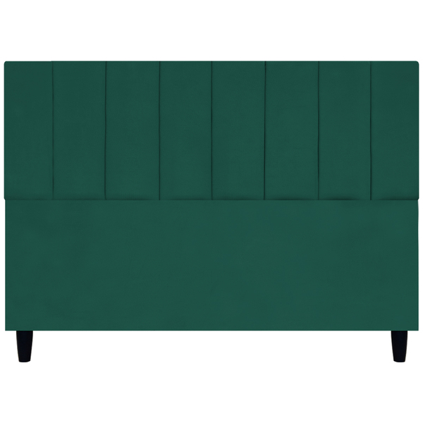 Cabeceira Para Cama Queen 160 Cm Elen Suede Verde