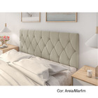 Cabeceira Para Cama Queen Estofada 1.60m Belize - Cor Areia