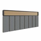 Cabeceira Para Cama Queen Estofada Nancy Cedro