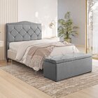 Cabeceira Para Cama Queen Malta 160 Cm Cinza