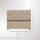 Cabeceira Para Cama Solteiro 90 Cm Celina   Com Frame Suede A