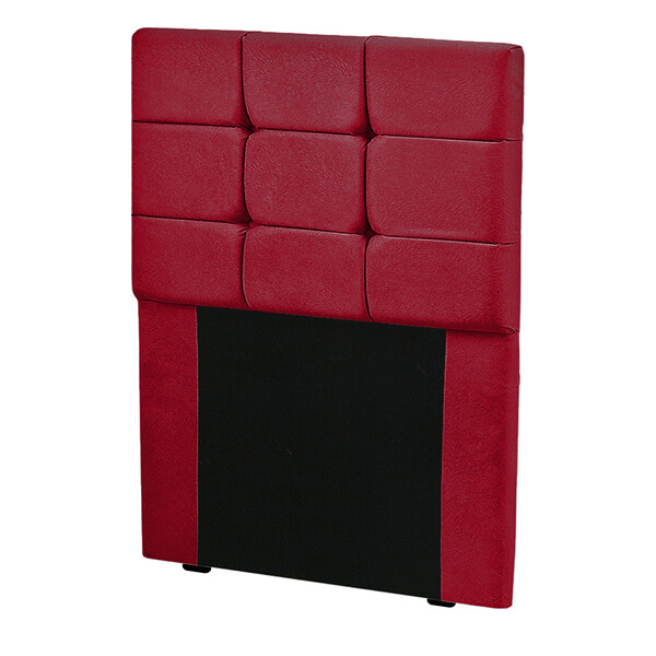 Cabeceira Para Cama Solteiro Box Julia 90cm Veludo Vermelho