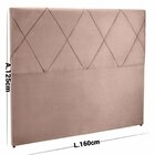 Cabeceira Para Cama Solteiro Bréscia 90 Cm Bege