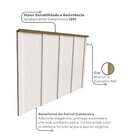 Cabeceira Para Cama Solteiro Mista Branco/carvalho Mel