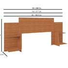 Cabeceira Para Colchão Box Grecia 90/140/160 Camas Fenix Natu