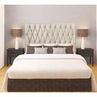 Cabeceira Paris 1,60 Cm Para Cama Box Queen Suede Bege