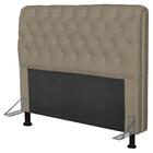 Cabeceira Paris Box Casal 195cm Paris Corino Areia