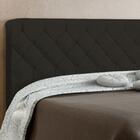 Cabeceira Paris Cama Box King 195 Cm Suede Chocolate