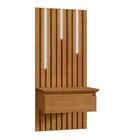 Cabeceira Paris King Ripada Mavaular Led Com 2 Mesas De Cabec