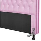 Cabeceira Paris Para Cama Box Casal Laminado Rosa
