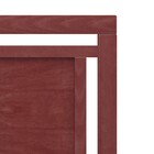 Cabeceira Paris Para Cama Box Mogno Madeira Maciça De Pinus -