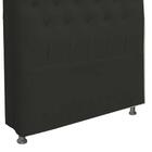 Cabeceira Paris Para Cama Box Queen 160 Cm Corino Preto 2501