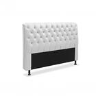 Cabeceira Paris Para Cama Box Quenn Laminado Branco
