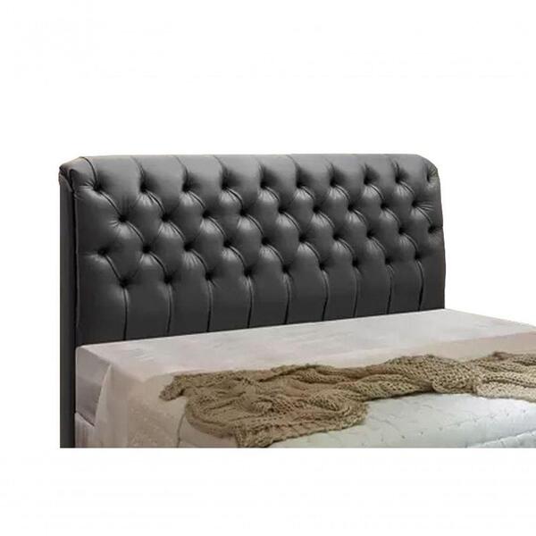 Cabeceira Paris Para Cama Box Quenn Laminado Preto